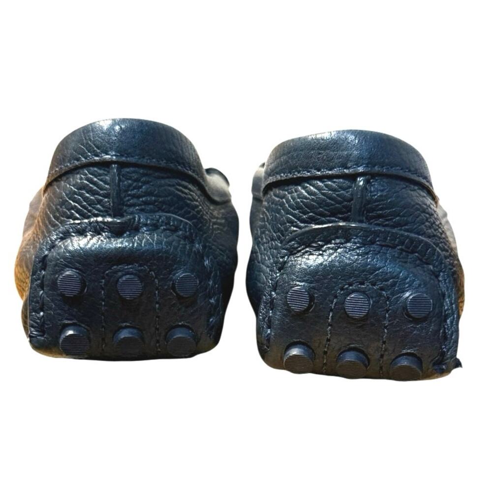 Tory Burch Navy Pebbled Leather Loafer/Driving Moccasin 9.5 - Picture 5 of 7